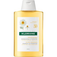 Klorane Shampoo With Chamomile Шампунь з екстрактом ромашки для світлого волосся, 200 мл., фото 