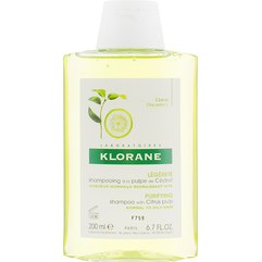 Шампунь с мякотью сладкого лимона для частого использования Klorane Shampoo With Citrus Pulp