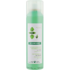 Сухой шампунь-спрей себорегулирующий для жирных волос с экстрактом крапивы Klorane Dry Shampoo Sebo-Regulaiting, 150 ml