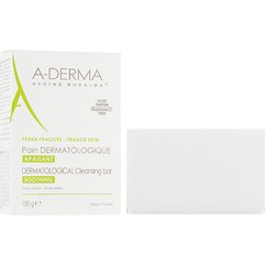 Мыло дерматологическое для поврежденной кожи лица и тела A-Derma Soap Free Dermatological Bar, 100 g