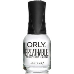 Прозрачный лак уход + блеск Orly Breathable Treatment + Shine, 18 ml