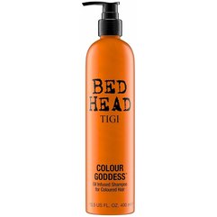 Шампунь відновлювальний для брюнеток і рудоволосих Tigi Bed Head (Curlesque) Colour Goddess Oil Infused Shampoo, 400ml, фото 