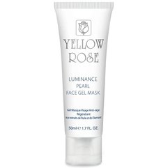 Yellow Rose Luminance Pearl Face Gel Mask Гелева маска для обличчя з перлами, 50 мл, фото 