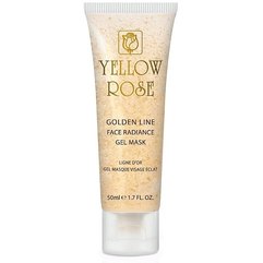 Гелевая маска подготавливающая с золотом Yellow Rose Golden Line Face Radiance Gel Mask, 50 ml