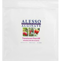 Alesso Professionnel Translucent Alginate Peel-Off Face Mask With Red Berries Маска альгінатна антиоксидантний з червоними ягодами, фото 