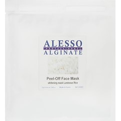 Alesso Professionnel Alginate Luminous Rice Peel-Off Whitening Mask Маска альгінатна відбілююча з рисом, фото 