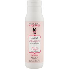 Шампунь для сухих и тусклых волос Ягоды и Яблоко Alfaparf Milano Precious Nature Shampoo For Dry&Thirsty Hair, 250 ml