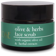 Скраб для лица с оливковым маслом и растительными экстрактами Yellow Rose Olive and Herbs Scrab, 50 ml