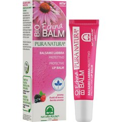 Відновлюючий бальзам для губ з екстрактом ехінацеї та ароматом ягід Natura House Protective Lip Balm, 10 ml, фото 