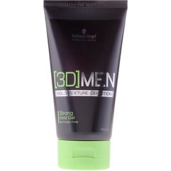 Гель для волос сильной фиксации Schwarzkopf Professional 3D Men Strong Hold Gel, 150 ml