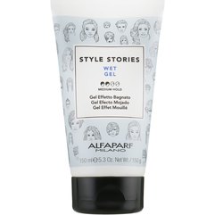 Гель средней фиксации для эффекта мокрых волос Alfaparf Milano Style Stories Wet Gel, 150 ml