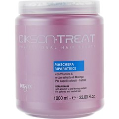 Маска відновлююча з вітаміном С і екстрактом морінги Dikson Treat Maschera Riparatrice, 1000 ml, фото 