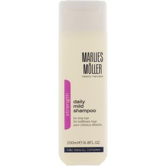 Мягкий шампунь для ежедневного применения Marlies Moller Strength Daily Mild Shampoo, 200 ml