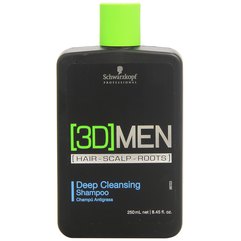 Шампунь для глубокого очищения Schwarzkopf Professional 3D Men Deep Cleansing Shampoo