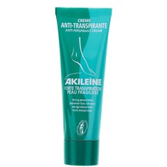 Крем-антиперспирант для устранения потливости ног Asepta Akileine Green Anti-perspirant Cream