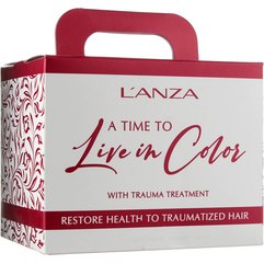Набор масок для крашенных и поврежденных волос L'anza Healing ColorCare Trauma Treatment, 12*50 ml
