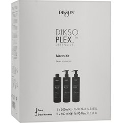 Набір професійних засобів по догляду за волоссям Dikson Dikso Plex, 3x500 ml, фото 