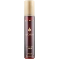 Розгладжувальний крем для волосся L'anza Keratin Healing Oil Defrizz Cream, 140 мл, фото 