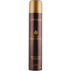 L'anza Keratin Healing Oil Brush Thru Hair Spray Спрей для укладання волосся, 350 мл, фото 