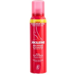 Охлаждающий спрей для успокоения разгоряченных ног Asepta Akileine Red Instant Freshness Spray, 150 ml