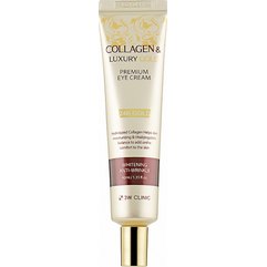 Крем для очей 3W CLINIC Collagen & Luxury Gold Premium Eye Cream, 40 мл, фото 