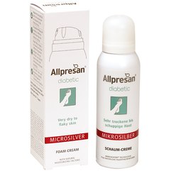 Крем-пена для сухой кожи стоп Allpresan Diabcare Microsilber, 125 ml
