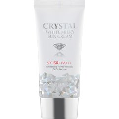 Крем солнцезащитный осветляющий 3W CLINIC Crystal White Milky Sun Cream SPF 50, 50 мл