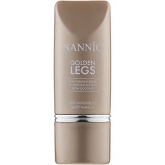 Nannic Golden Legs Водостійкий тональний крем для тіла, 30 мл, фото 