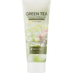 Пілінг гель для обличчя 3W CLINIC Green Tea Moisture Peeling Gel, 180 мл, фото 