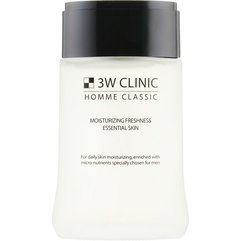 Тонер для обличчя 3W CLINIC Homme Classic Moisturizing Freshness Essential Skin, 150 мл, фото 