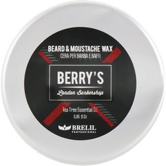 Віск для бороди та вусів Brelil Berry's Beard and Moustache Wax, 25 ml, фото 