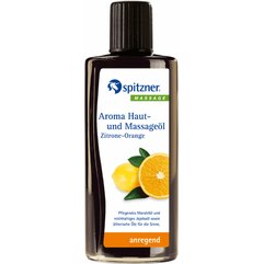Spitzner Масло масажне для поліпшення функцій шкіри Лимон-Апельсин, 190 мл., фото 