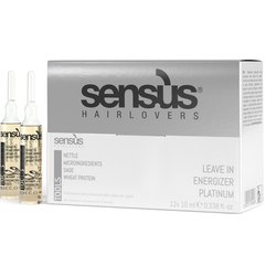 Ампулы против выпадения волос Sensus Tools Leave-In Energizer Platinum, 12x10 ml