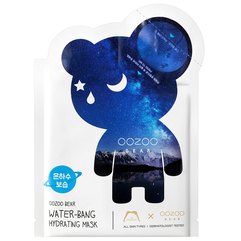 THE OOZOO Bear Water-Bang Hydrating Mask Маска для глибокого зволоження Мишка УЗУ Чумацький шлях, 1 шт, фото 