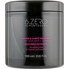 Маска для поврежденных и окрашенных волос SeipuntoZero Salon Treatments Almond & Karite Nourishing Mask, 1000 ml