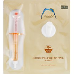 Маска с пантенолом для интенсивного питания кожи The Oozoo Face Injection Mask Nutrient, 1 шт