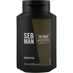 Очищающий шампунь от перхоти Sebastian Professional Seb Man The Purist, 250 ml