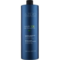 Подготовительный шампунь восстанавливающий  SeipuntoZero Hairzoe Time Protrction Restructuring Shampoo, 1000 ml