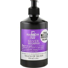 Шампунь Срібний з антижовтим ефектом Rainbow Hair Care Silver Shampoo, 500 ml, фото 