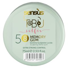 Воск для блеска волос сильной фиксации Sensus Tabu Memory Gum 58, 75 ml