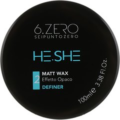 Воск для волос с матовым эффектом SeipuntoZero He.She Matt Wax, 100 ml