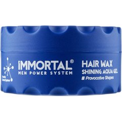 Віск Фіксуючий синій Rainbow Hair Wax Shining Aqua Gel, 150 ml, фото 