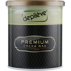 Depileve Premium Cream Film Wax Кремовий віск преміум класу в банку, 800 г, фото 