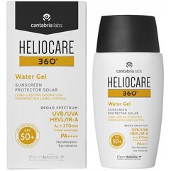 Cantabria Heliocare 360 Water Gel SPF 50+ Сонцезахисний зволожуючий гель, 50 мл, фото 