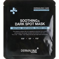 Dermaline Soothing & Dark Spot Mask Заспокійлива і вирівнює тон шкіри маска, 35 мл, фото 
