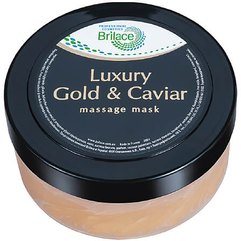 Массажная маска с золотом и икрой Brilace Luxury Gold & Caviar Massage Mask, 200 g