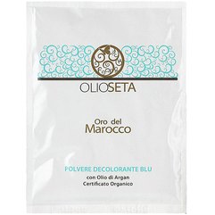 Обесцвечивающий порошок голубой Золото Марокко Barex Olioseta, 30 ml