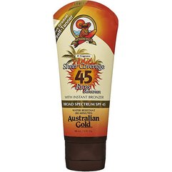 Australian Gold Premium SPF 45 Sheer Faces w/bronzer Сонцезахисний крем для обличчя з бронзатором, 88 мл, фото 