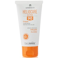 Солнцезащитный крем для нормальной и сухой кожи SPF50+ Cantabria Heliocare Ultra 90 Cream, 50 ml