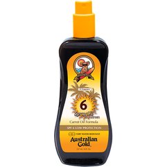 Australian Gold SPF6 Spray Oil with Carrot Сонцезахисний спрей з морквяним маслом, 237 мл, фото 